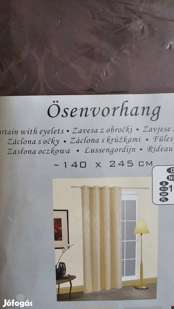 2 db Új sötétítö függöny - ingyen szállítás 