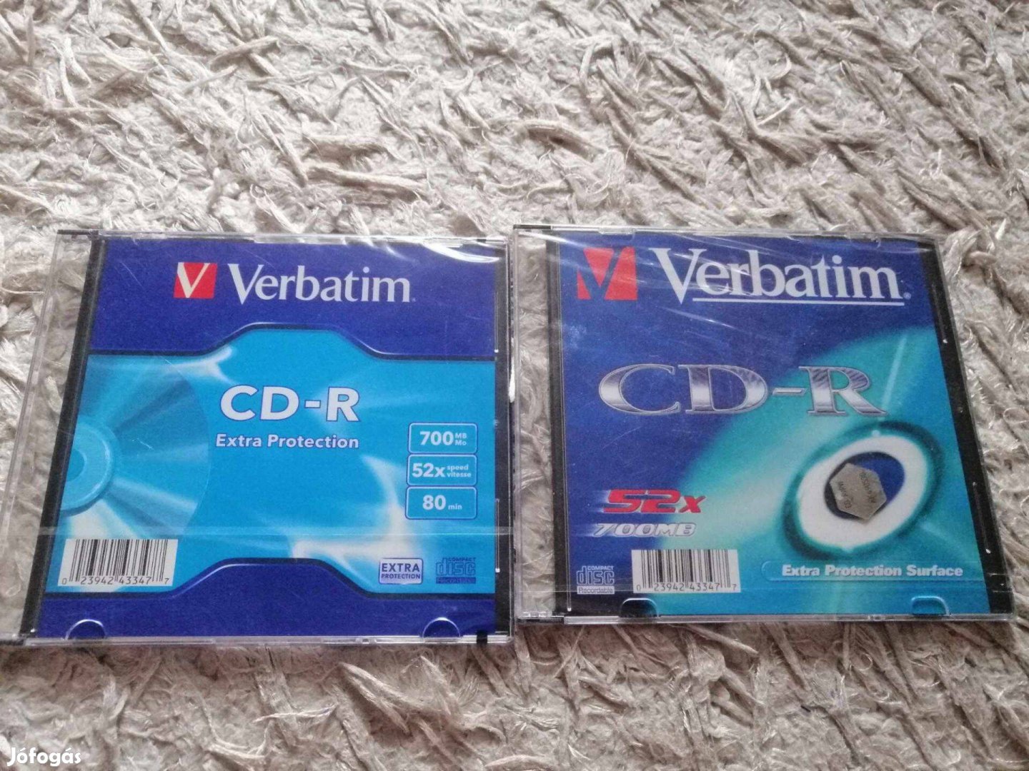 2 db Verbatim CD-R 52Xspeed, 80 min
