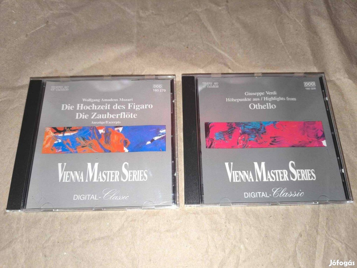 2 db Vienna Master Series CD - Mozart + Verdi