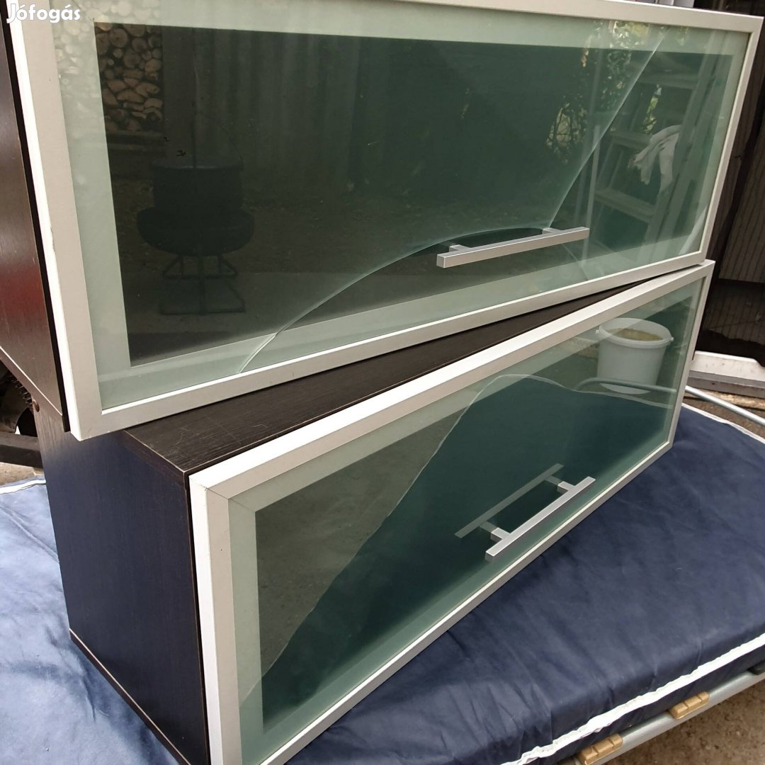 2 db Wenge felső szekrény fali