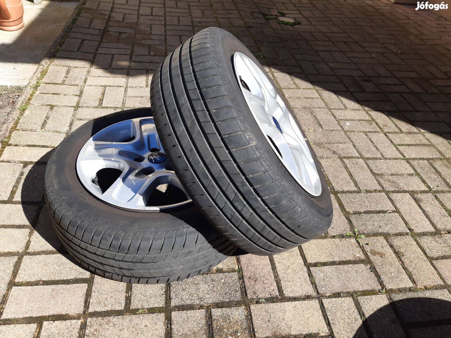 2 db. 205/55 R16 Bridgestone Turanza nyári gumi felnin