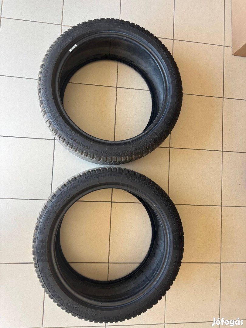 2 db. 245/40R18 Kleber Quadraxer négyévszakos gumiabroncs eladó!