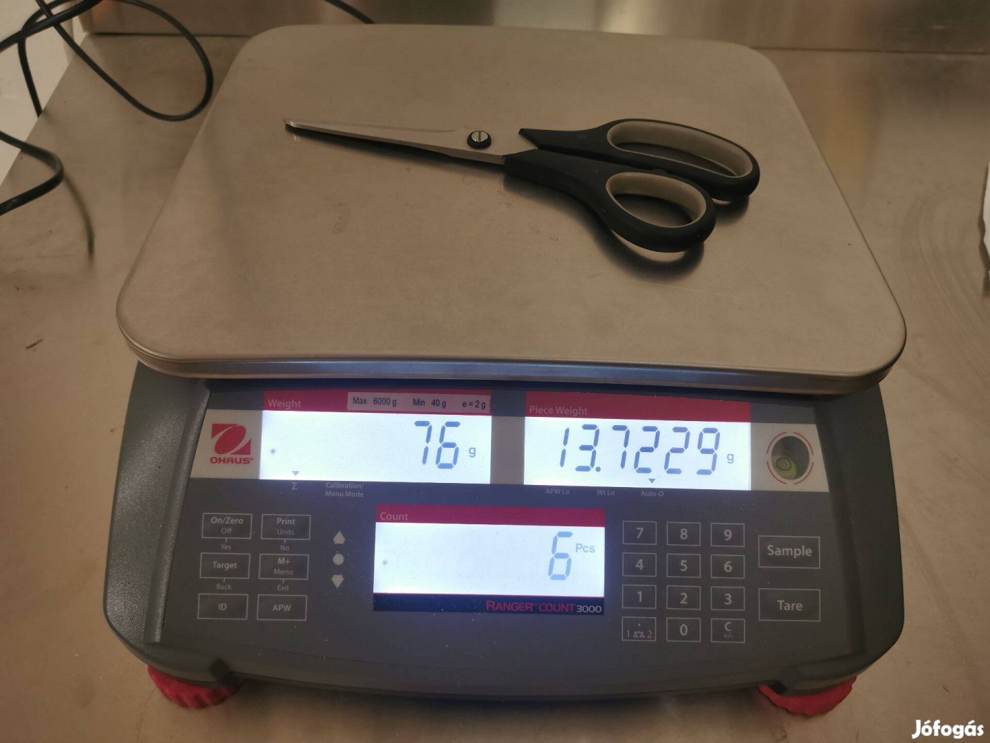 2 db! Professzionális, darabszámláló, precíziós mérlegek