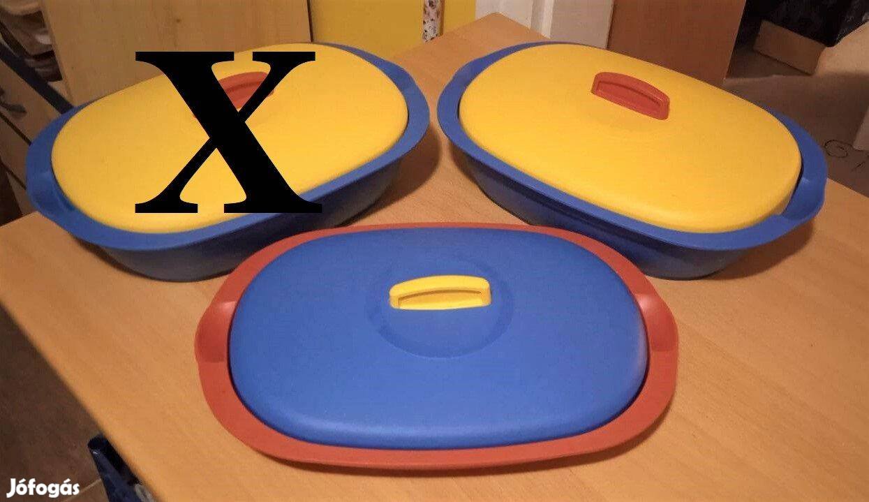 2 db. Tupperware fedeles tálaló, tároló edény