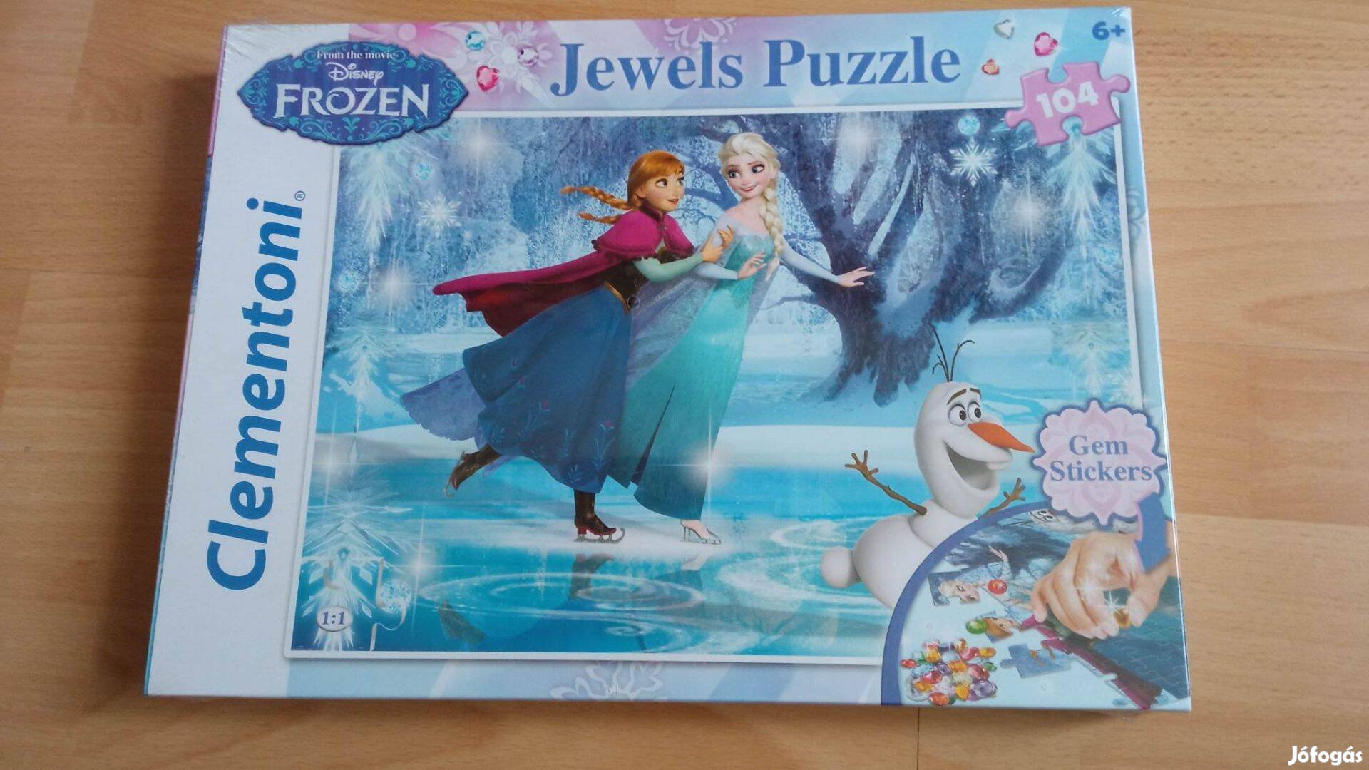 2 db (kétféle) jégvarázs Frozen puzzle bontatlan új együtt 2600 Ft