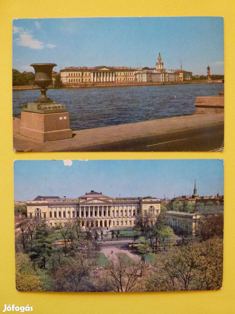 2 db. leningrádi képeslap
