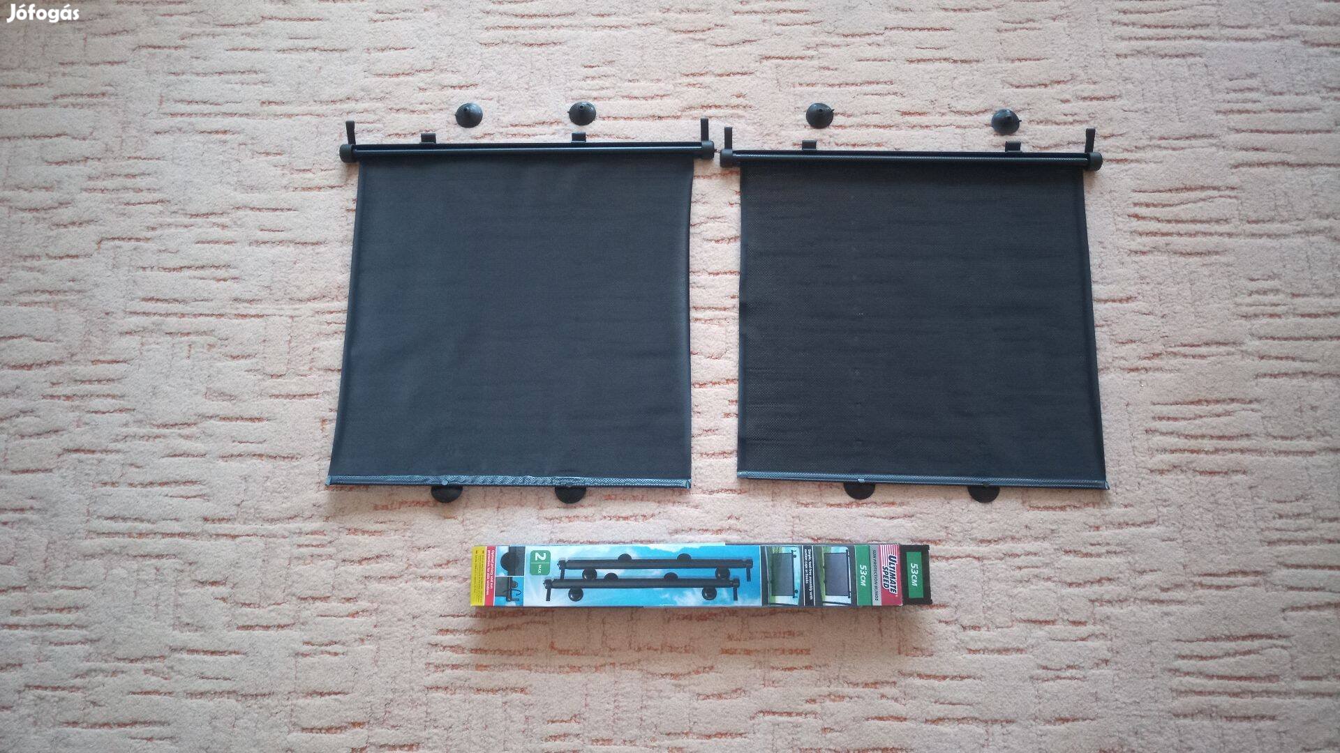 2 db autós napellenző, napvédő roló 53 cm