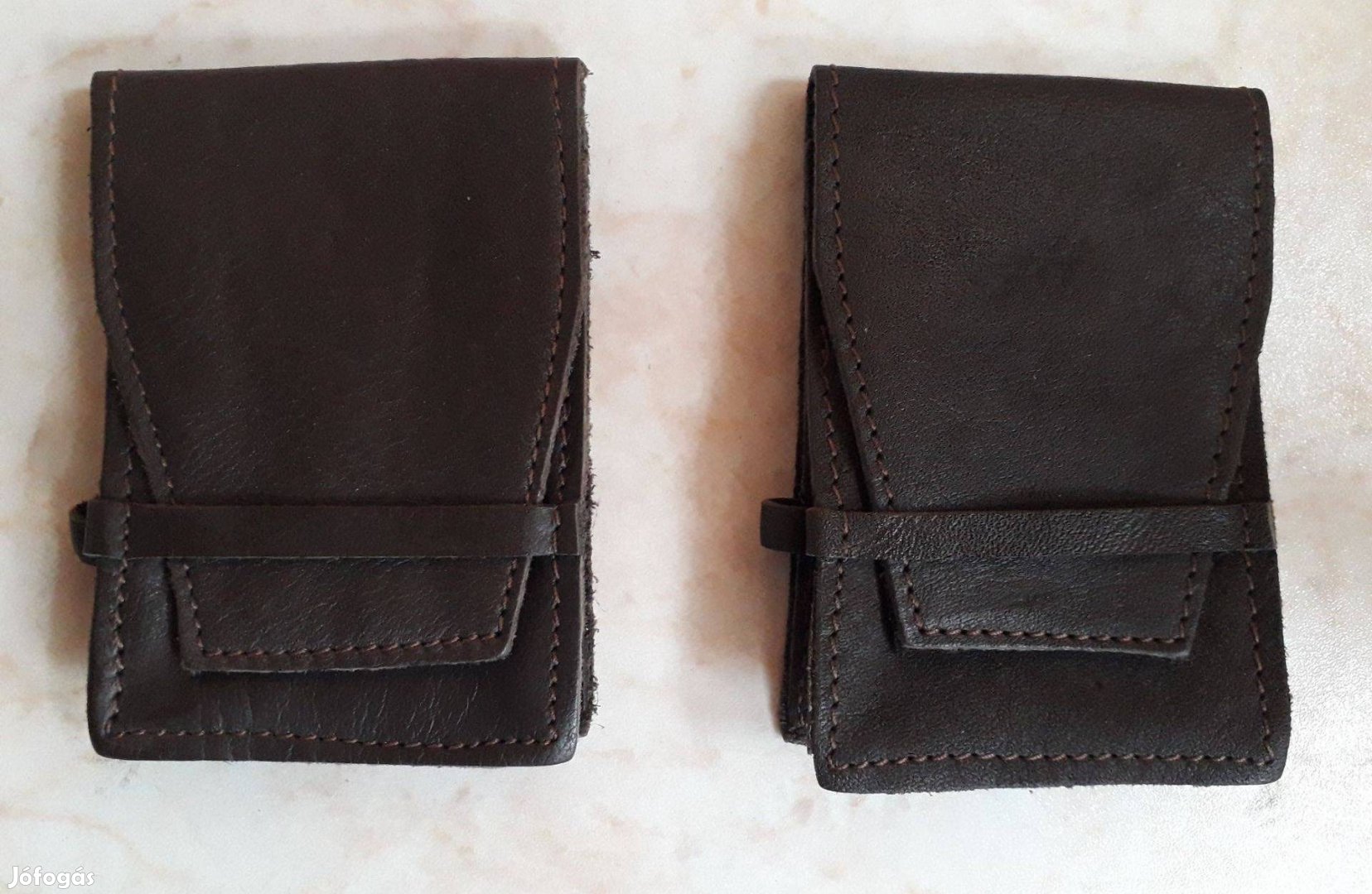 2 db cigarettásdoboz tartó bőrtok