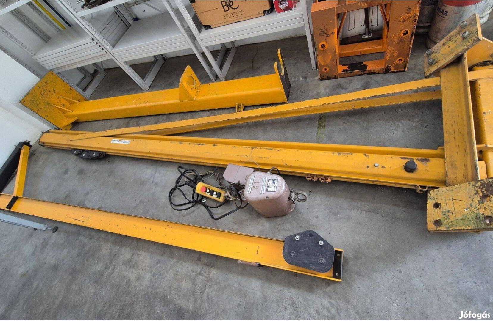 2 db daru eladó Abus fali daru oszlopos daru 250 kg