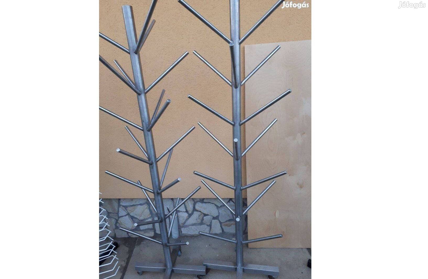 2 db design fém álló fogas, állvány