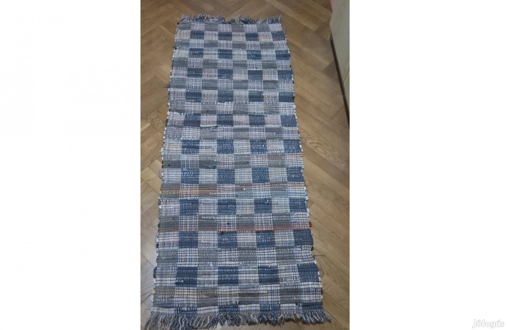 2 db egyforma 150 X 60 cm-es rongyszőnyeg