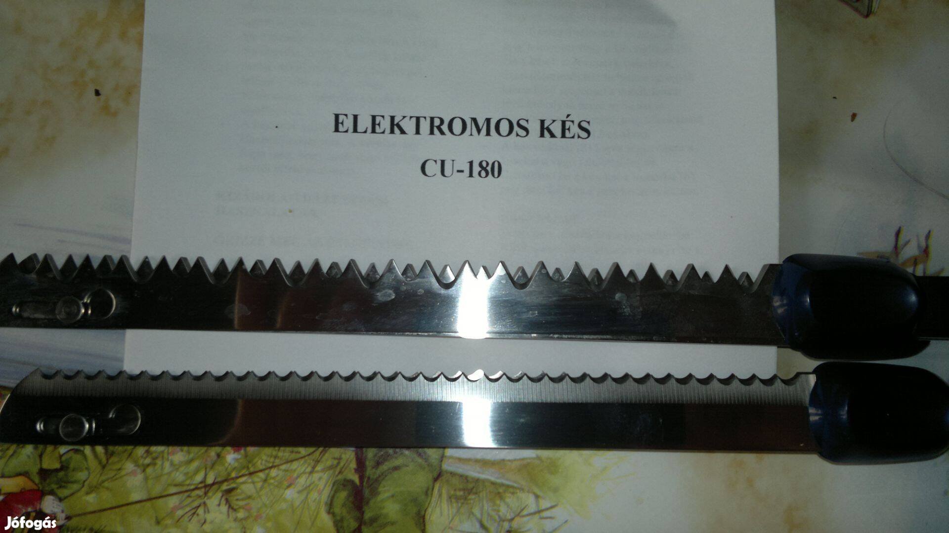 2 db elektromos fagos gépkés, csak a kés :új !