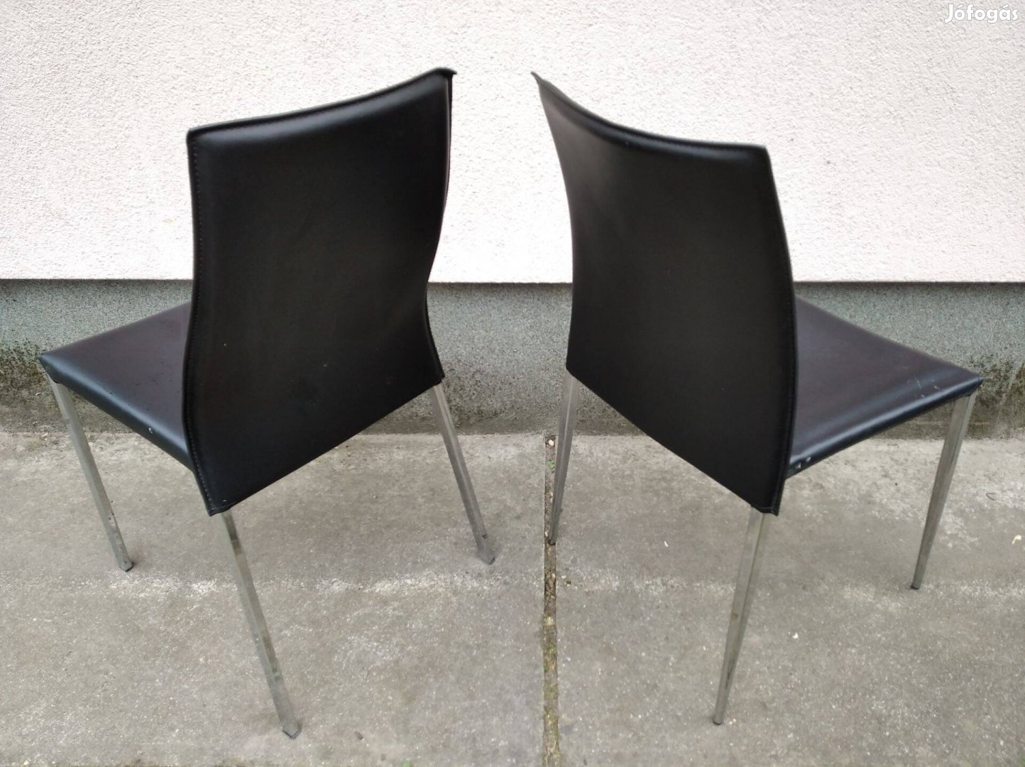 2 db éttermi kerti fém szék kiállítási darabok terasz bútor eladó