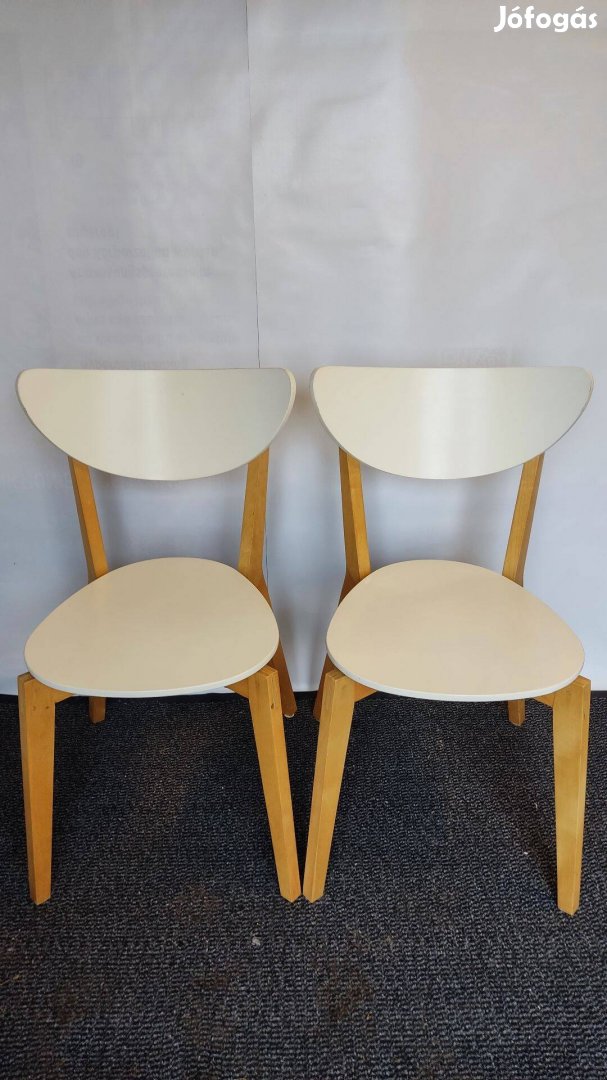 2 db fehér étkezőszék IKEA