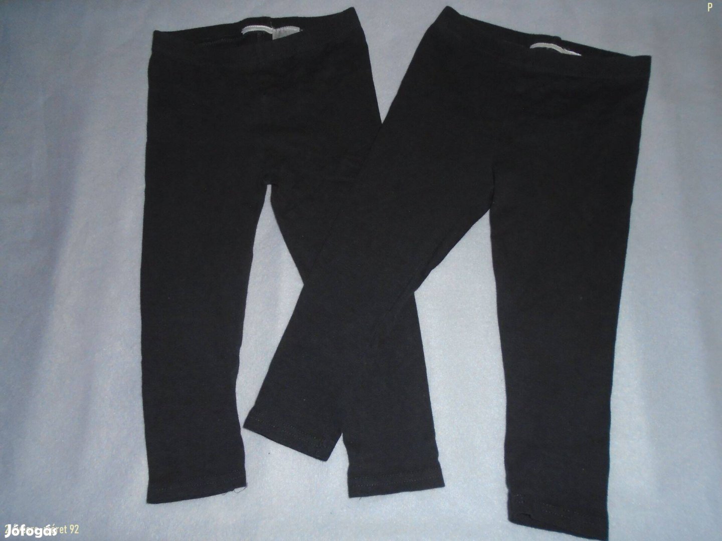 2 db fekete leggings nadrág 2 évesre (méret 92)