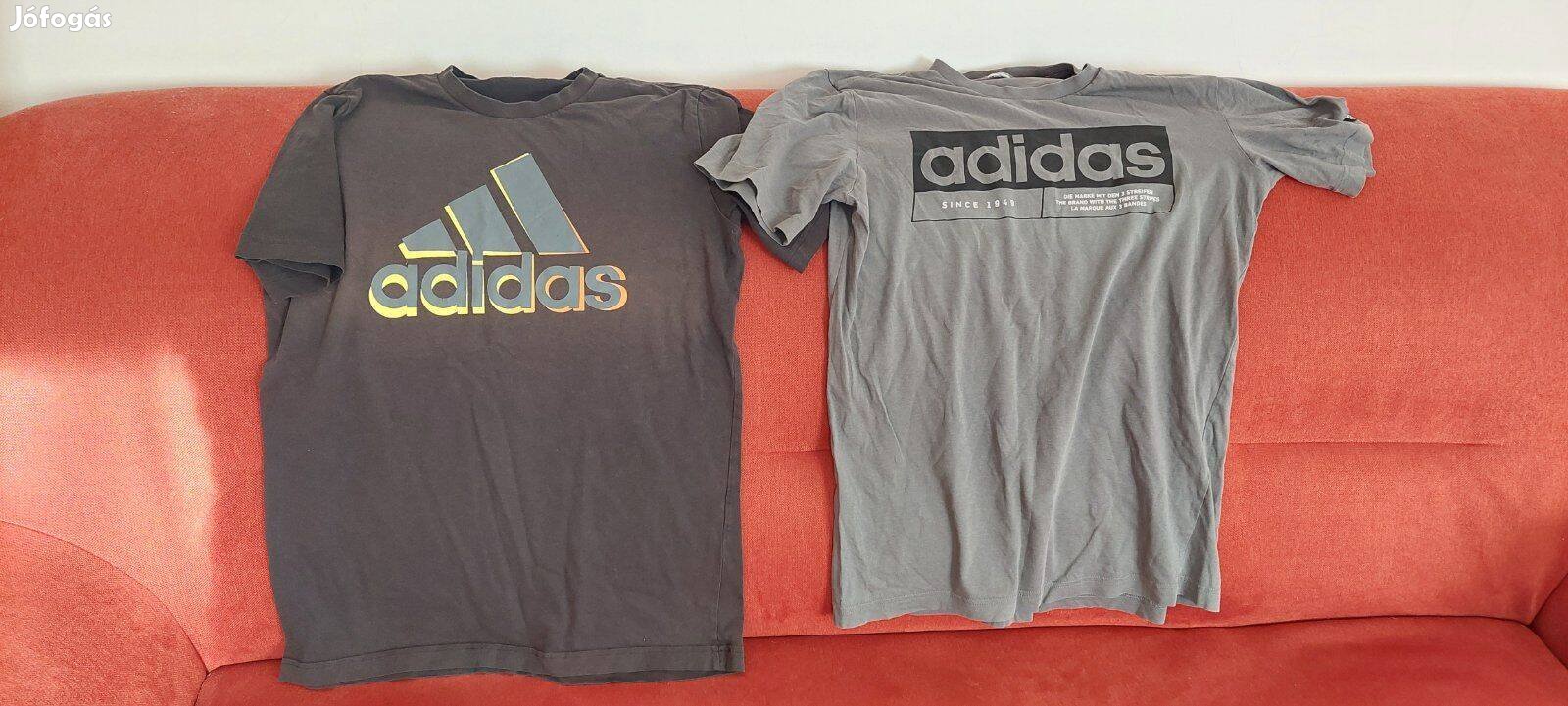 2 db férfi M-es méretű Adidas póló egyben 3000.- Ft