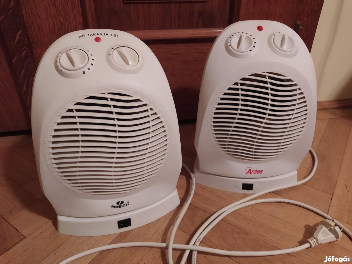 2 db fűtőventilátor, fűtő ventilátor, ventillátor, hősugárzó