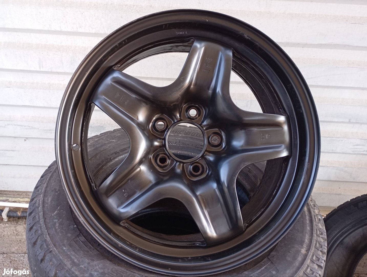 2 db gyári Opel Struktur acélfelni 5x115 7x17 ET44 70,2 mm