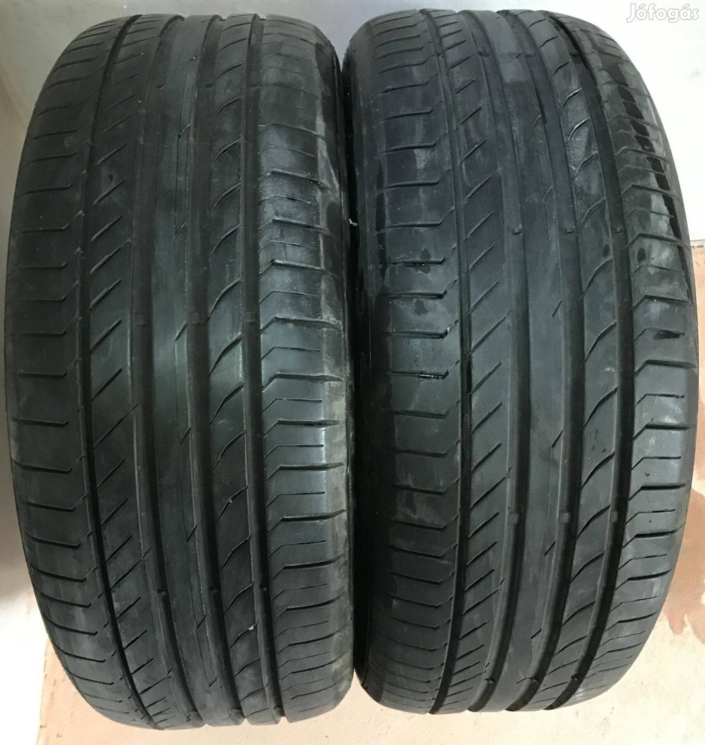 2 db használt Continental Contisportcontact 5 - 235/50 R19 99V nyári