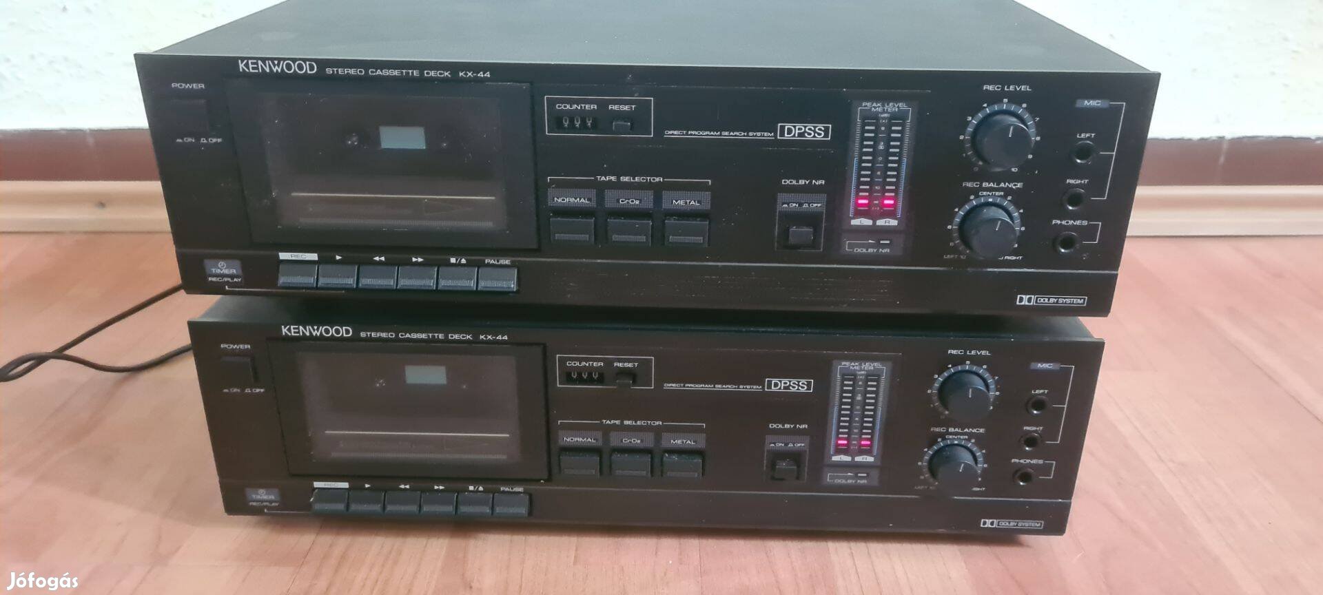 2 db japán Kenwood Kx-44 deck magnódeck olvass