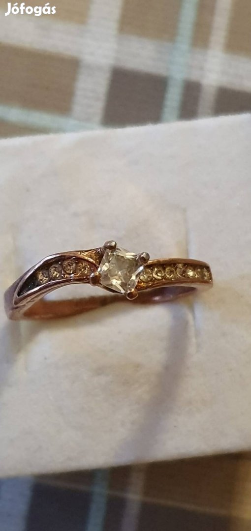 2 db jelzett 925 köves Ezüst Gyűrű 7 ezer Ft db Pécsett