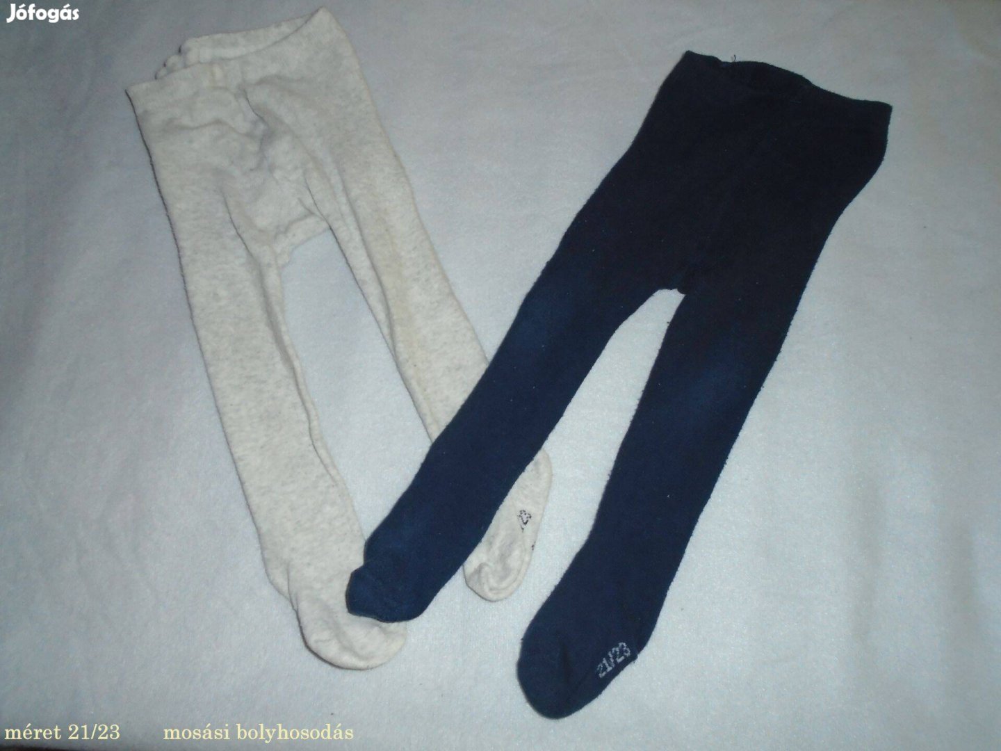 2 db kék szürke harisnyanadrág méret 21 23 - 400 Ft egyben
