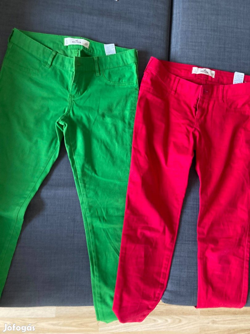 2 db nadrág piros, zöld