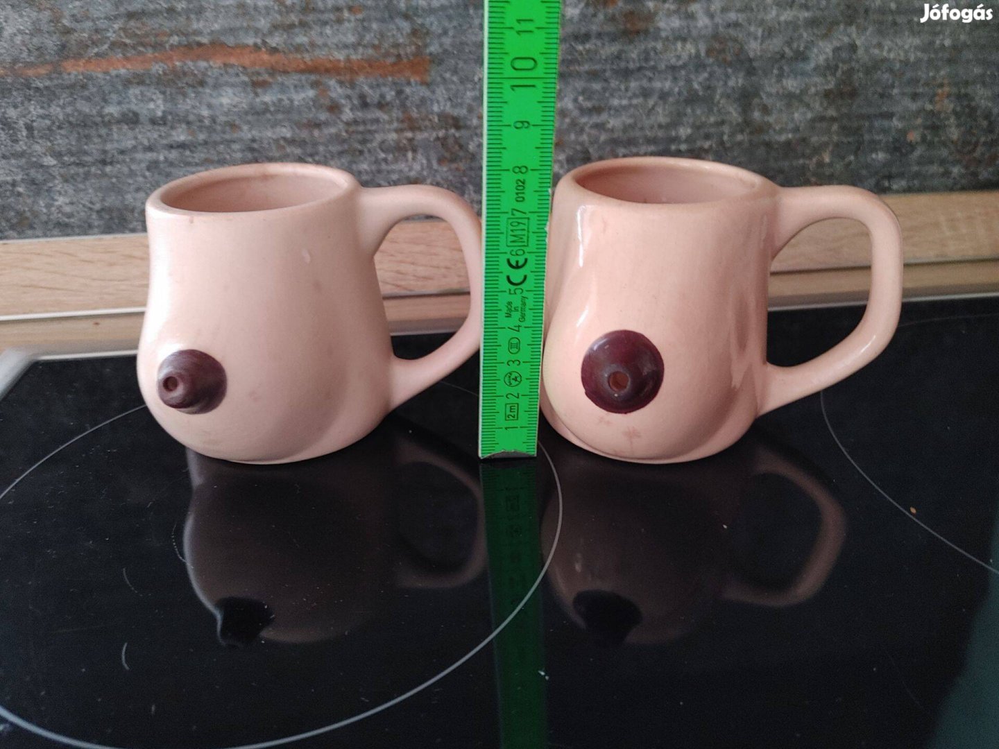 2 db női porcelán cici női mell bögre párban