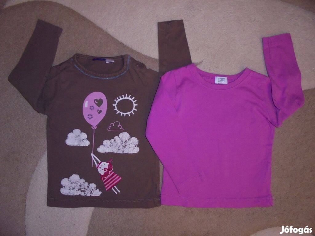 2 db-os 86-92-es lány pólócsomag