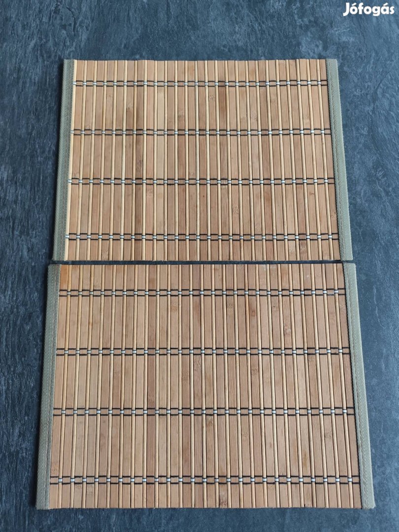 2 db-os bambusz tányéralátét (33x45 cm) csomag 