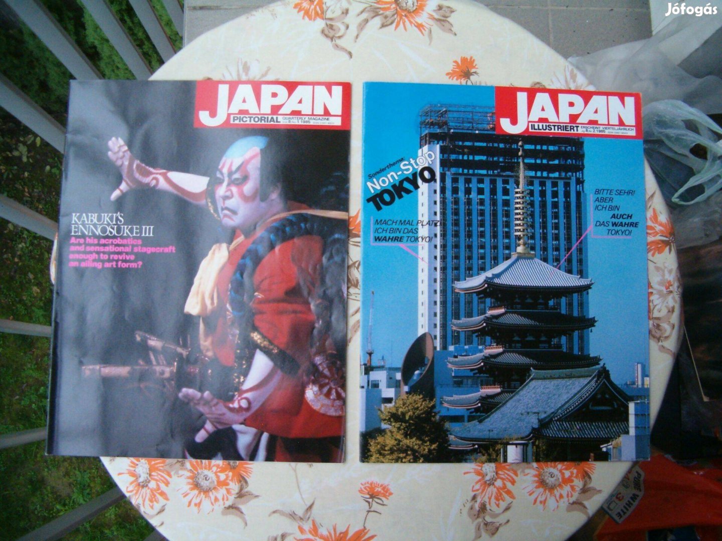 2 db retró Japán folyóirat 1985-ből, együtt