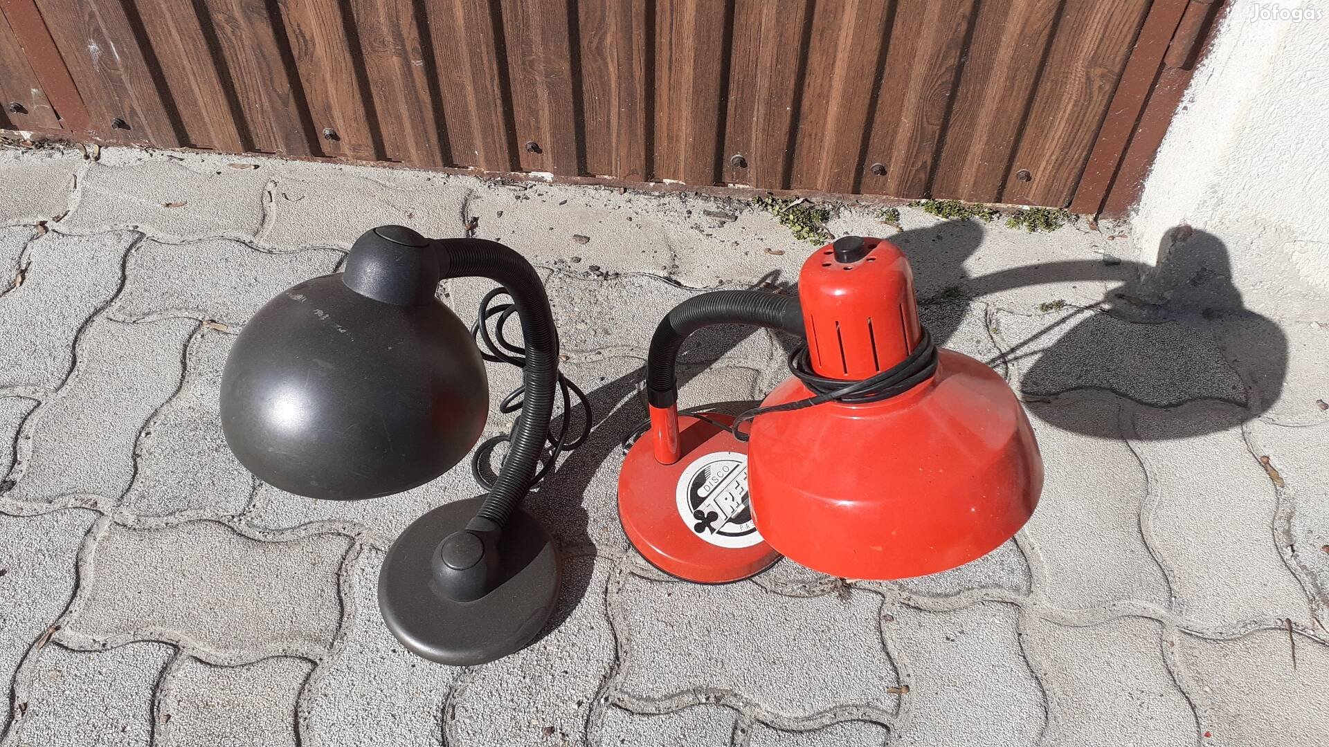 2 db retro asztali lámpa