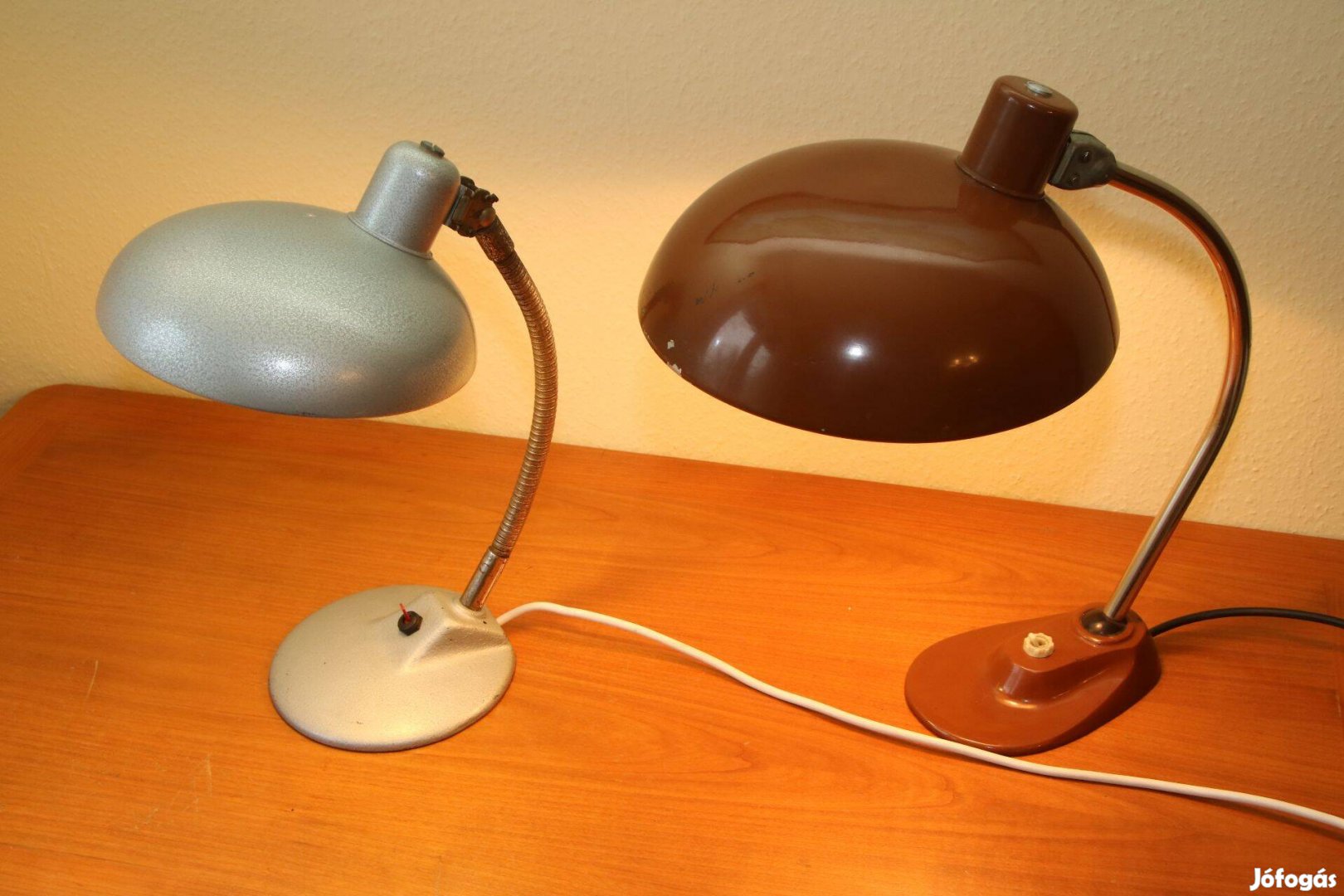 2 db retro műhelylámpa asztali lámpa olvasólámpa