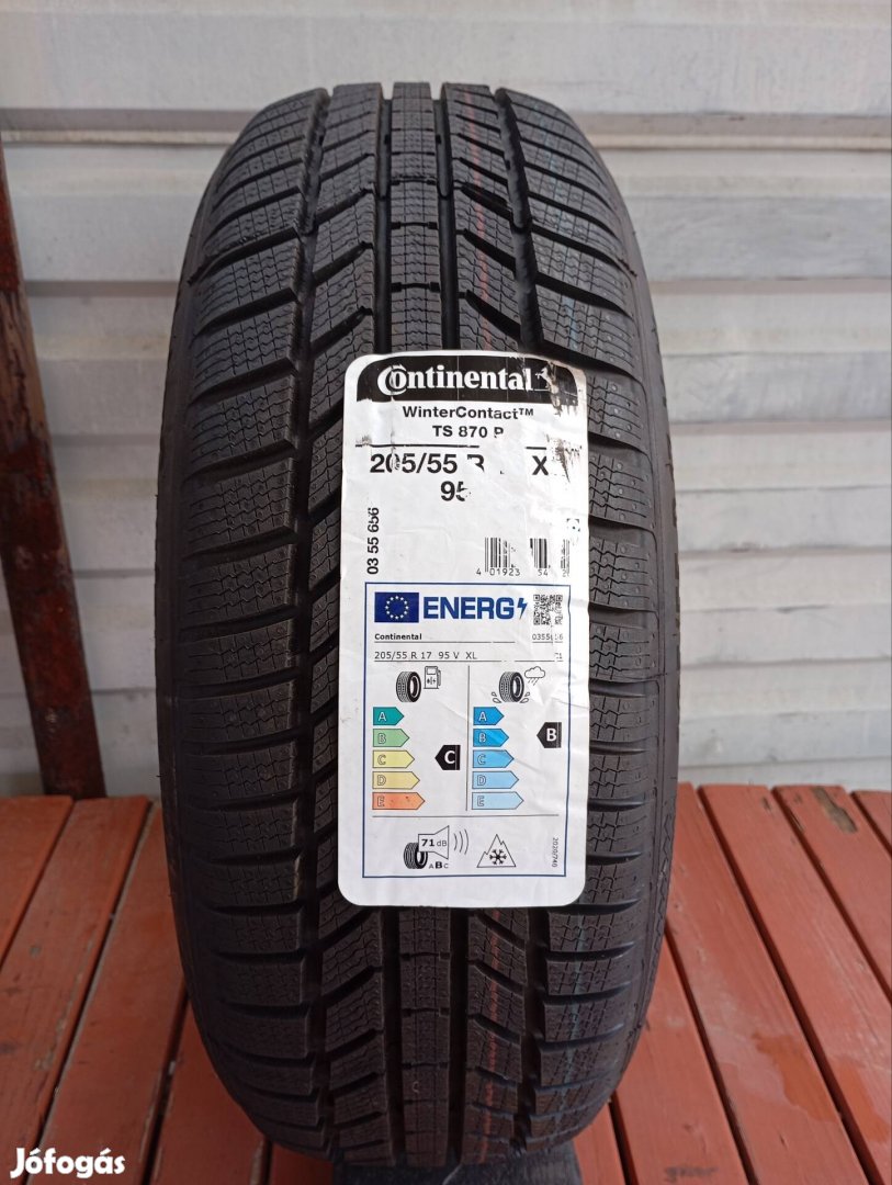 2 db új Continental Wintercontact TS870P 205/55 R17 95V XL téligumi