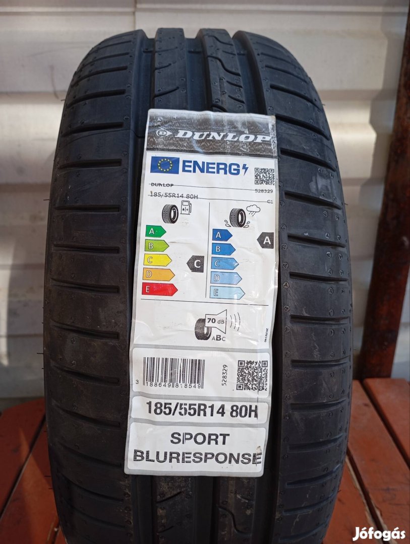 2 db új Dunlop Sport Bluresponse 185/55 R14 80H nyárigumi