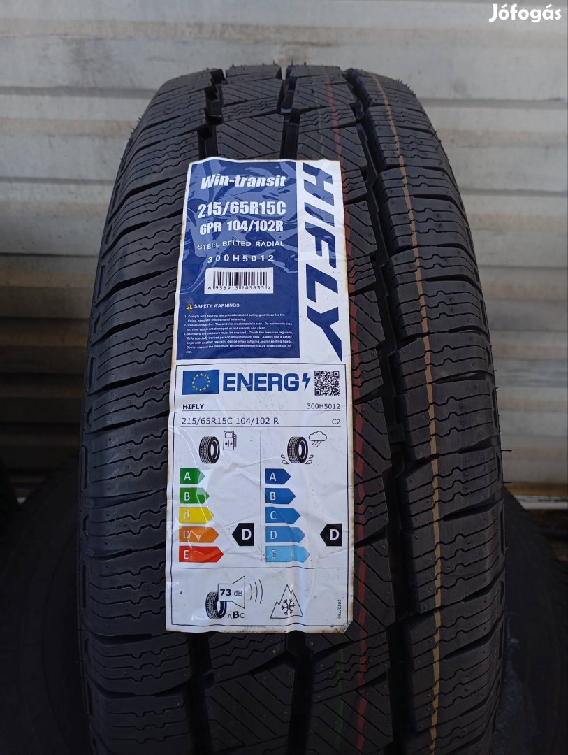 2 db új Hifly Win Transit 215/65 R15C 104/102R téligumi