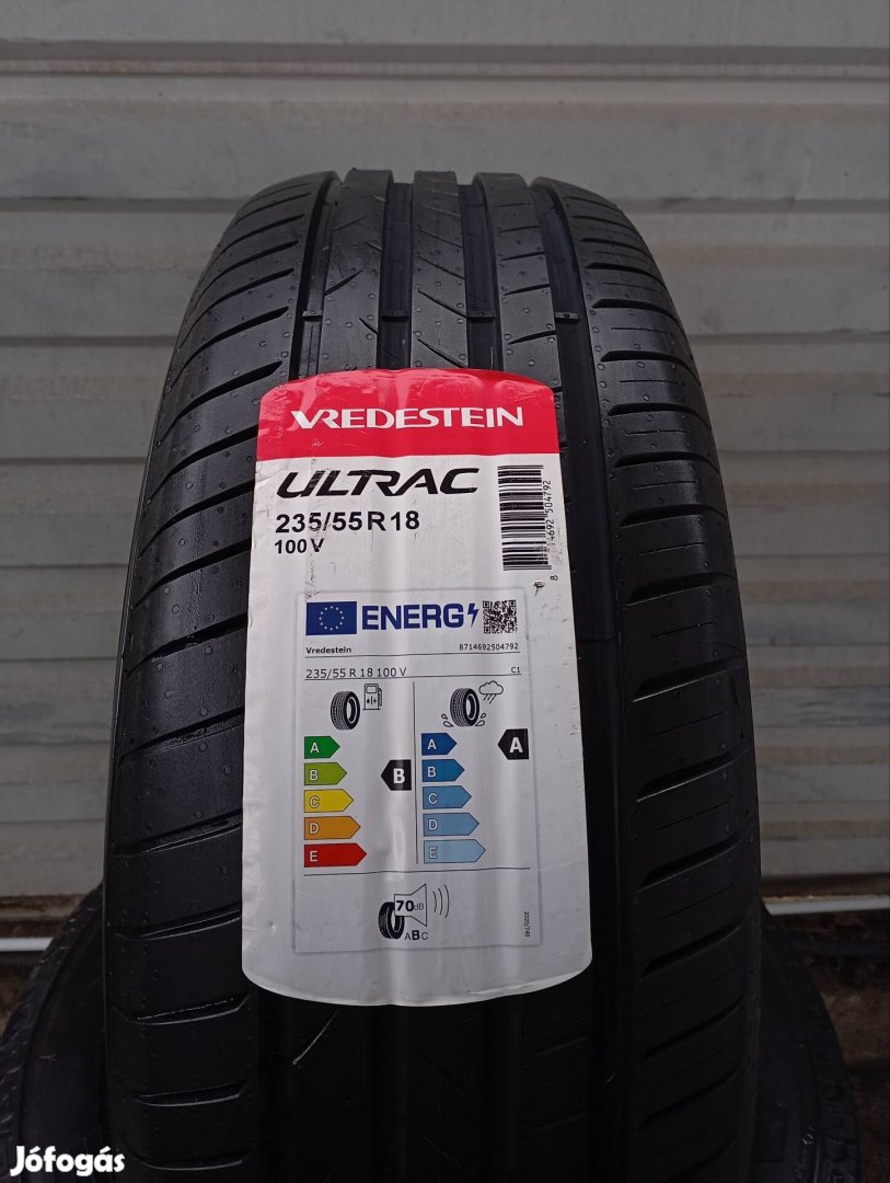 2 db új Vredestein Ultrac 235/55 R18 100V nyárigumi