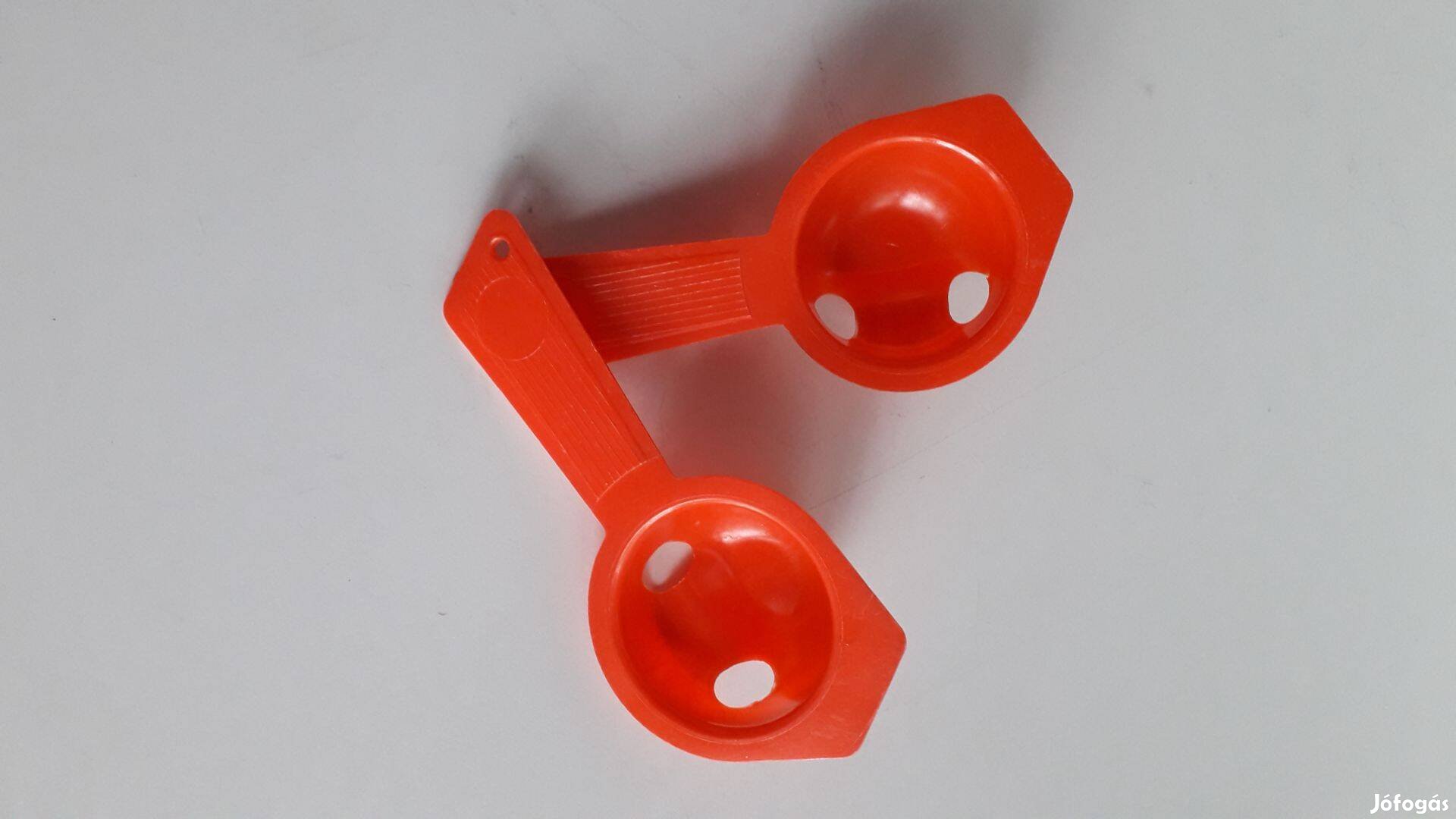 2 db új piros műanyag tojás szétválasztó_