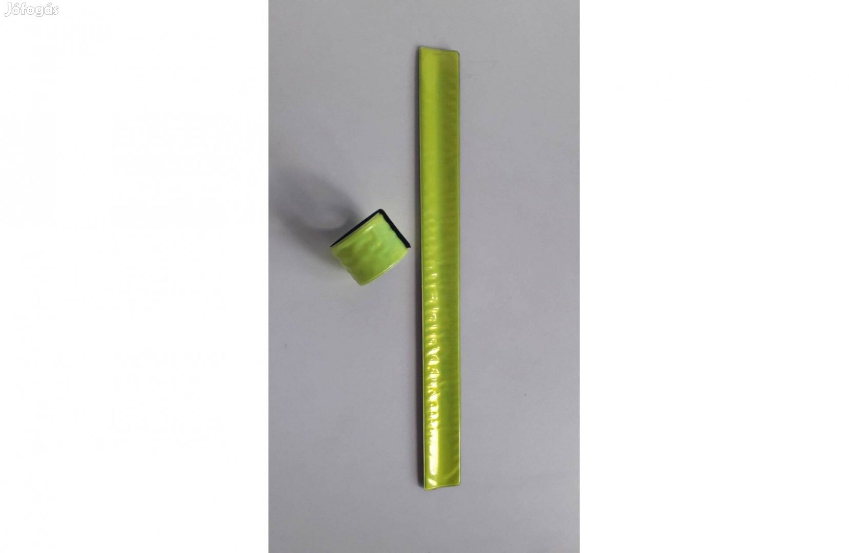 2 db új sárga fényvisszaverő bepattanó csík pánt szalag 32