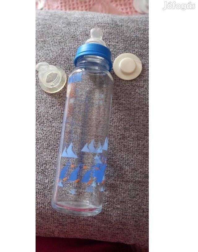 2 db üveg cumisüveg