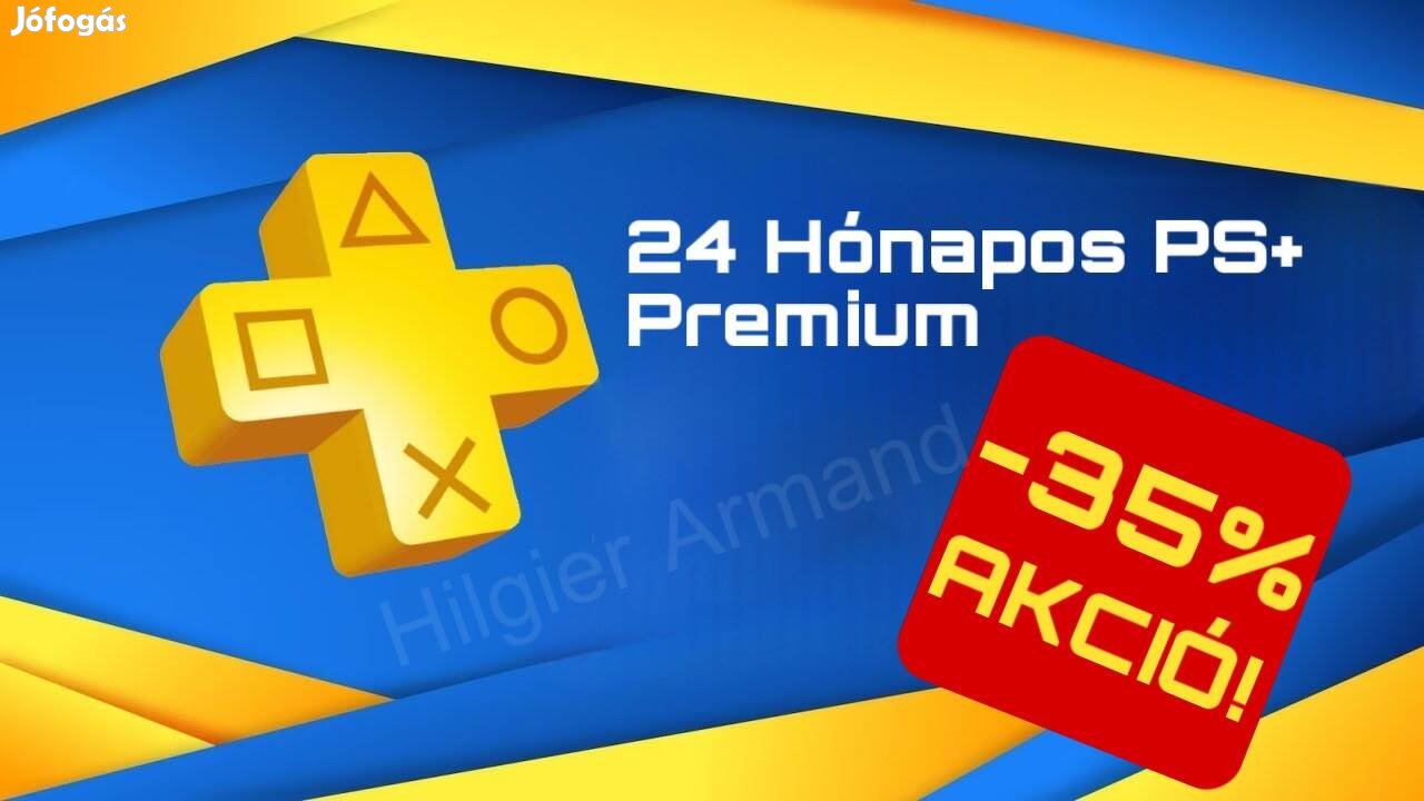 2 éves Playstation Plus Premium előfizetés