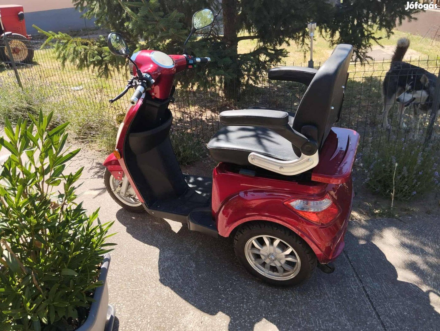 2 éves elektromos tricikli 1 év garanciával