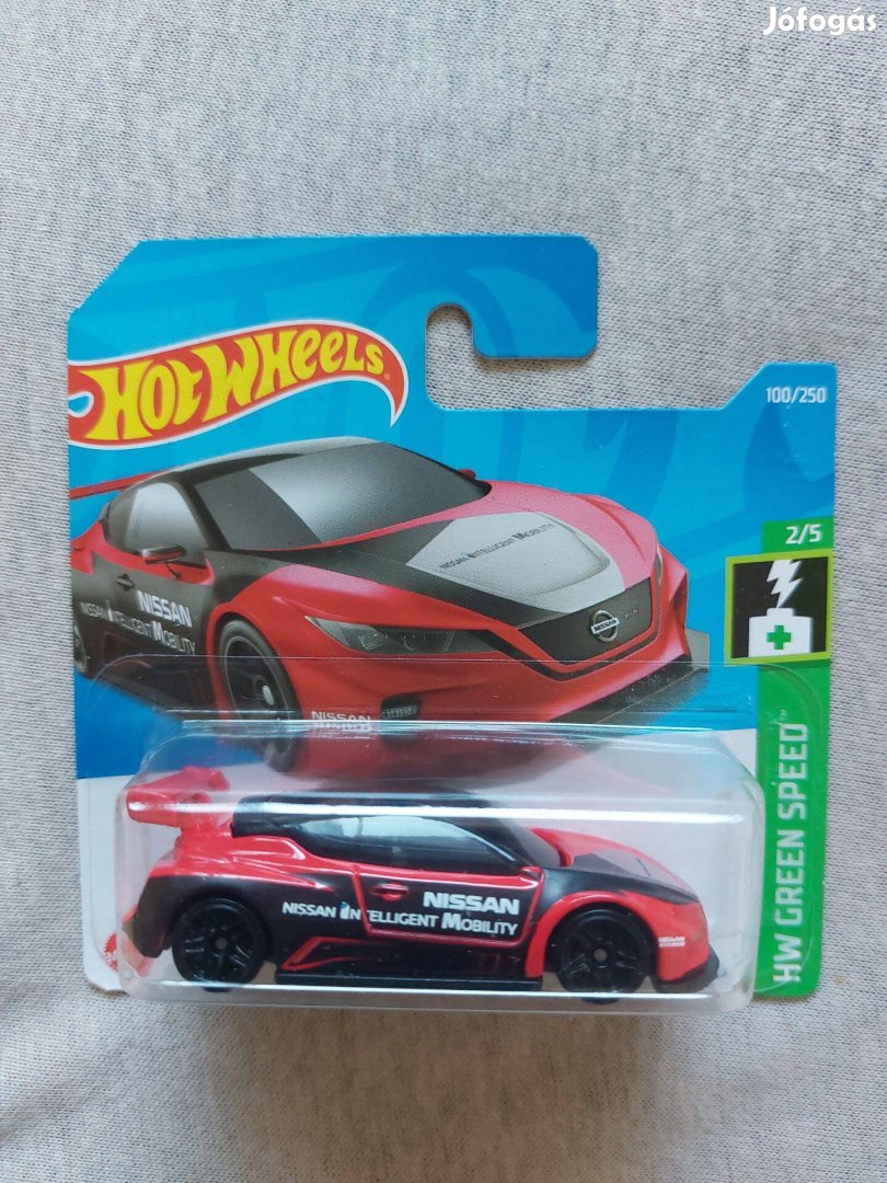 2 fajta Nissan Leaf Matchbox Match Box Hot Wheels e-autó kisautó