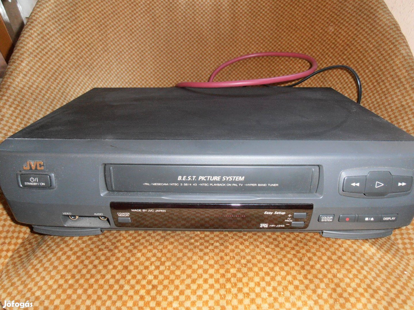 2 fejes hibátlan JVC VHS video távirányiró nélkül 15.000Ft-ért ujpeste
