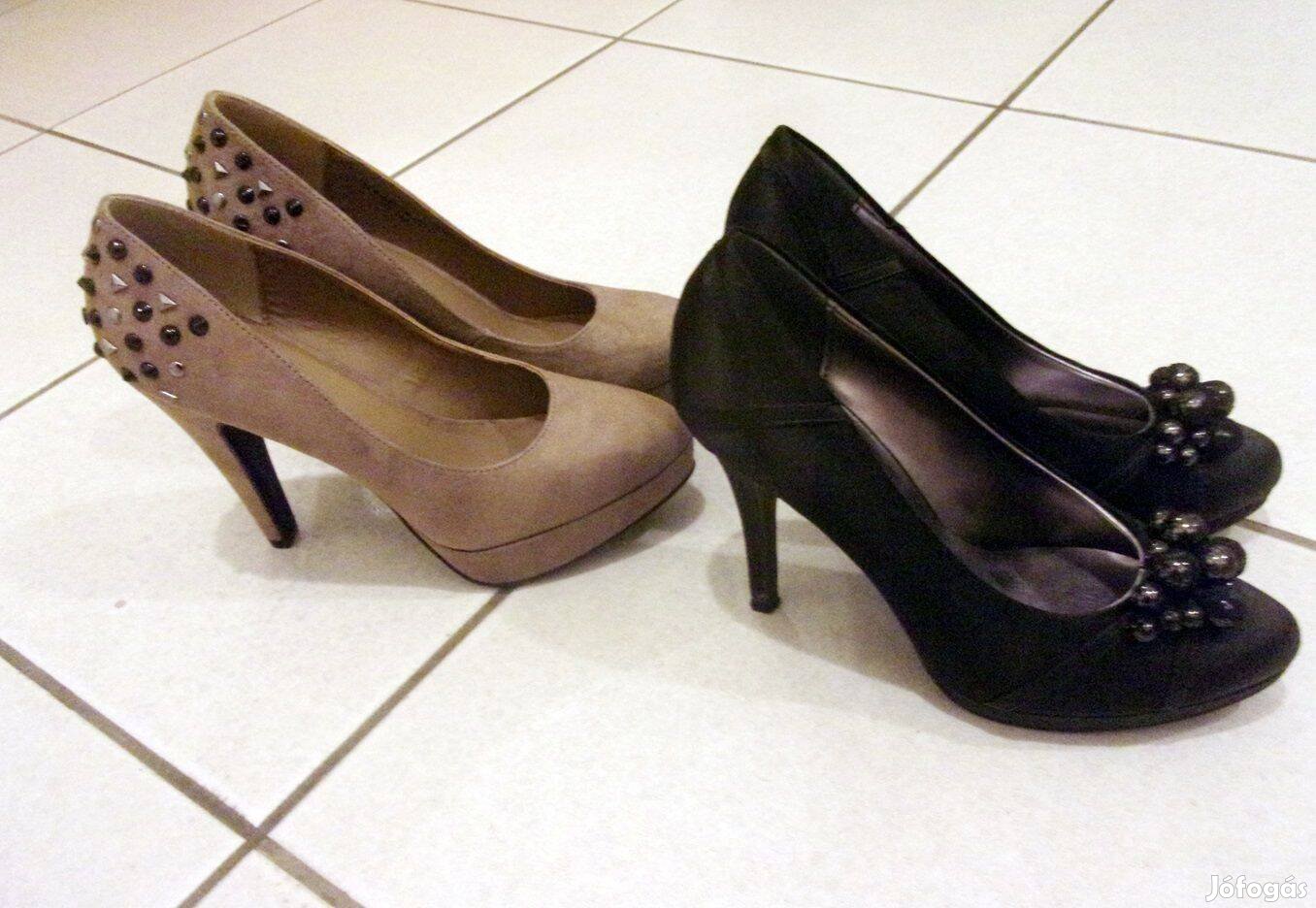 2 féle Graceland magassarkú cipő körömcipő tűsarkú magas sarkú 22 cm