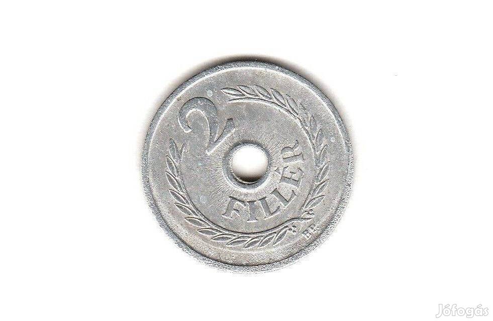 2 fillér 1956 és 1957 500 Ftdb