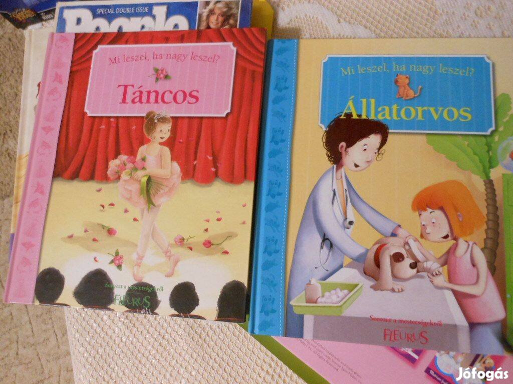 2 gyerekkönyv Mi leszel ha nagy leszel? állatorvos táncos-