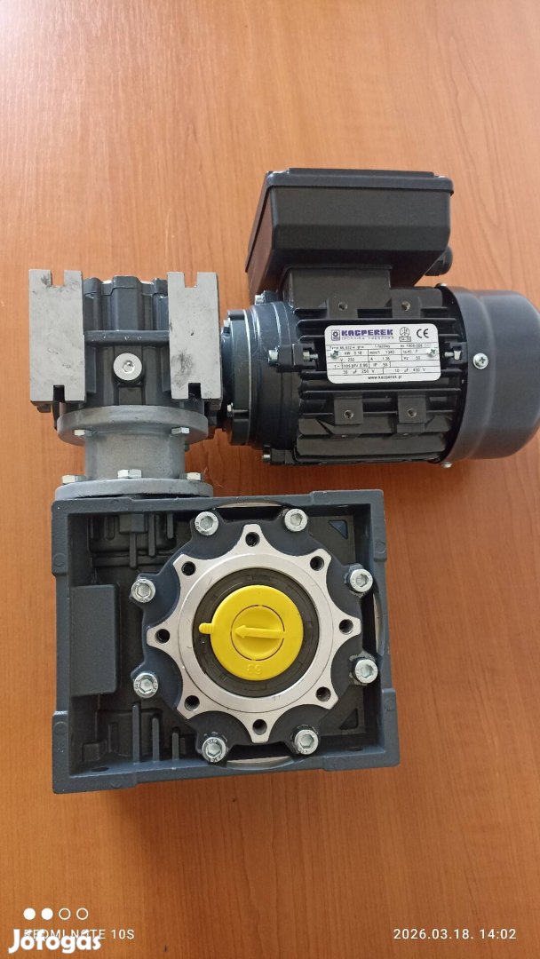 2 hajtóműves 0,18Kw-os motor pellet adagolásra is