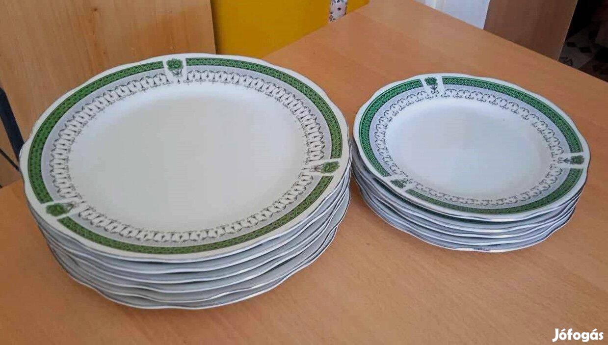 2 hiányos porcelán tányérsor