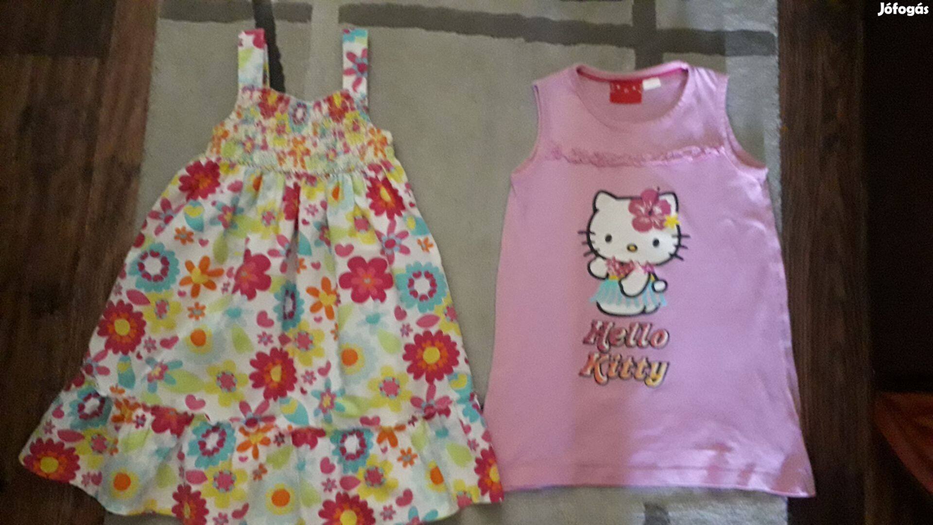 2 kislány nyári ruha 3-4 évesre újszerűek 2600 Ft / 2 db